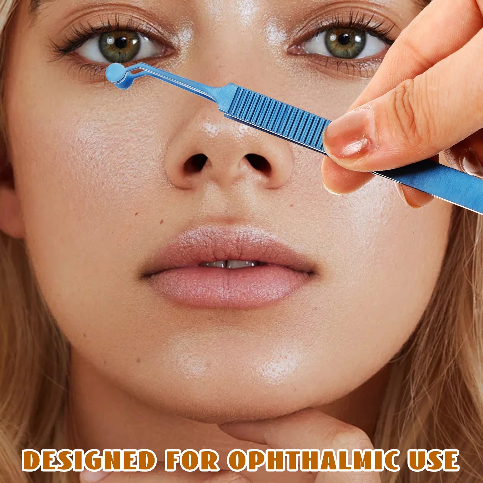 ملقط غدة الجفن من الفولاذ المقاوم للصدأ Meibomian Expressor لأداة العناية بالوجه للنساء الجمال الجفن المعدني #6