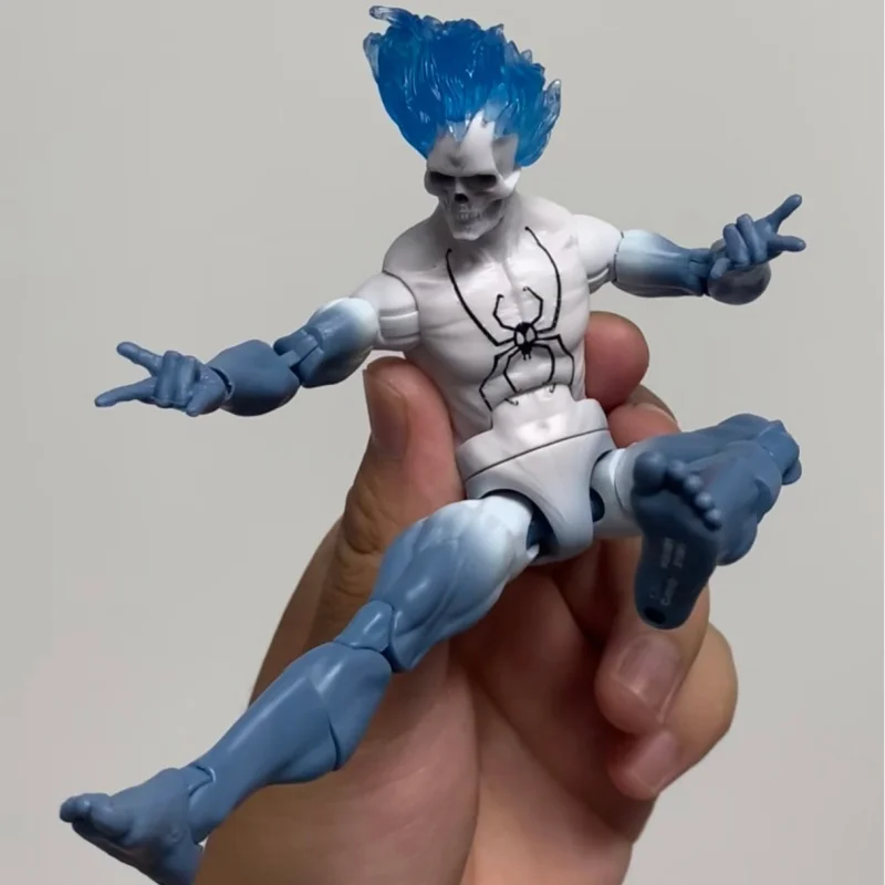 Genuine Marvel Legends Spirit Spider 6inch Mobile Doll Figure Model Garage Kit Anime Peripheral Action Figure Desktop Decoration