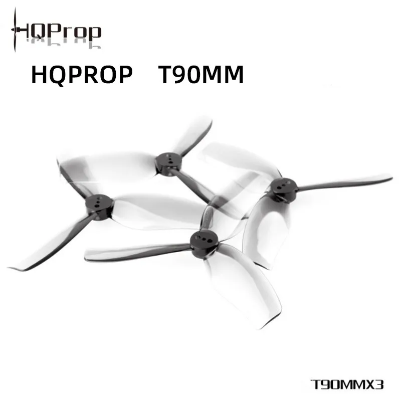 HQPROP Duct-T90MMX3 90mm 3-Blade PC Propeller 1.5mm for RC FPV Freestyle 3.5inch Cinewhoop Ducted Drones DIY Part