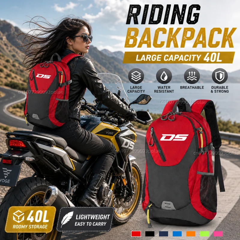 For Voge DSX DS800X DSX900 525DSX 900DSX 625DSX 800DSX 800 DS Rally 525 625 900 Racing travel Men waterproof Backpack Bag Motorc