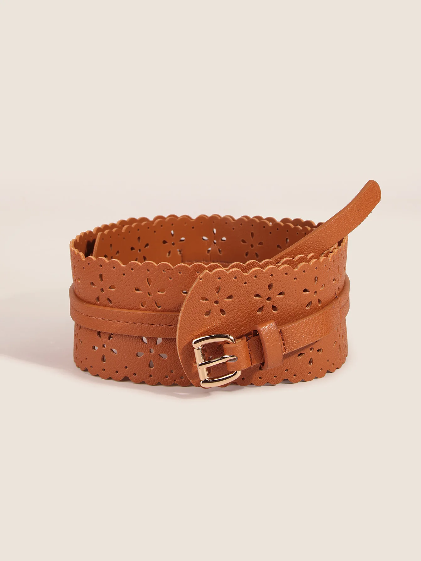 Europe Style Women\'s Hollow Wide Girdle Fashion Decorative Belt Dress Waist Belt