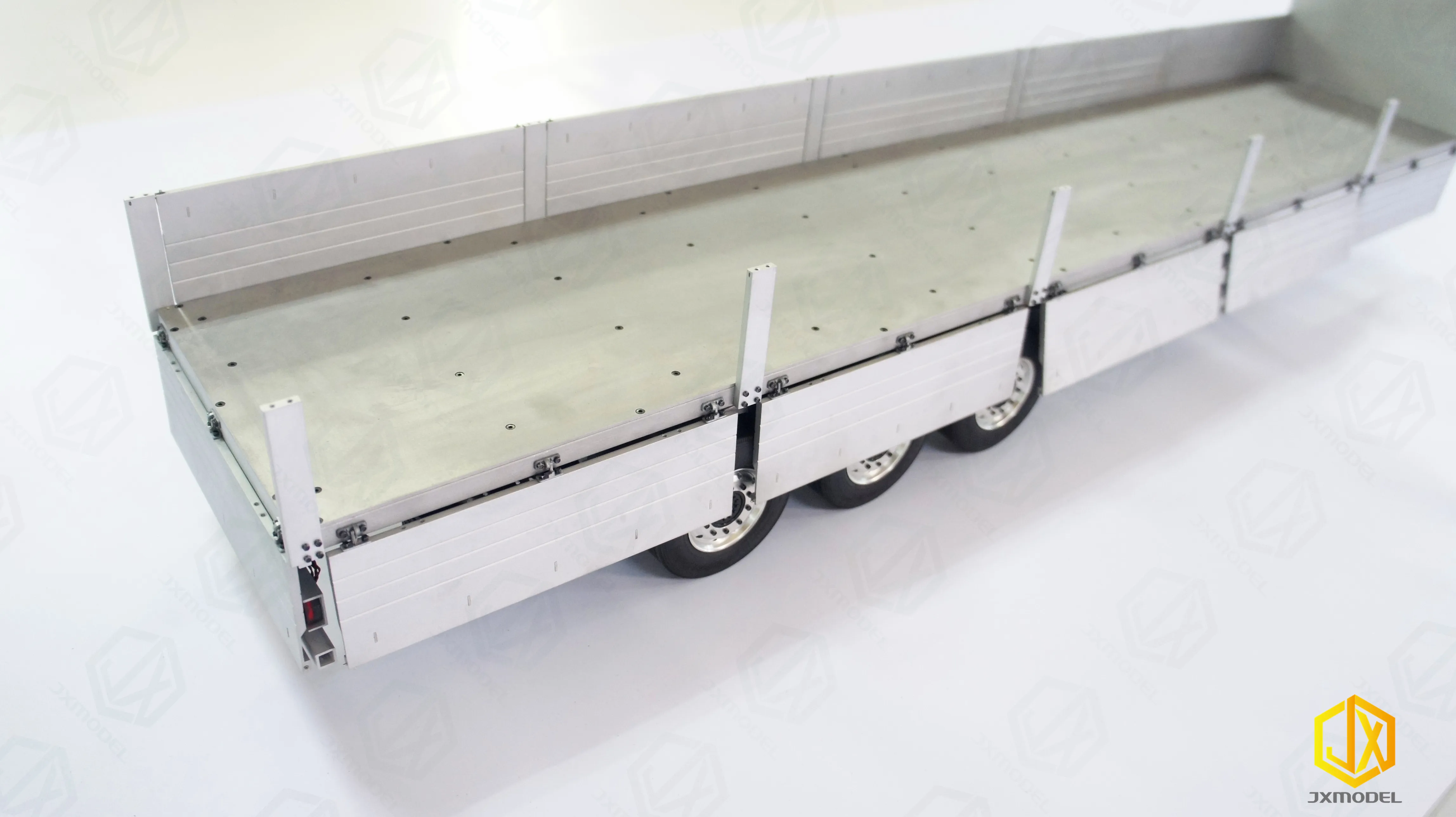 

Aluminum Alloy Fence Trailer-JXmodel Car Model 1:14 KIT Version Trailer Semi-Trailer Metal For Tamiya Lesu For Scania Man