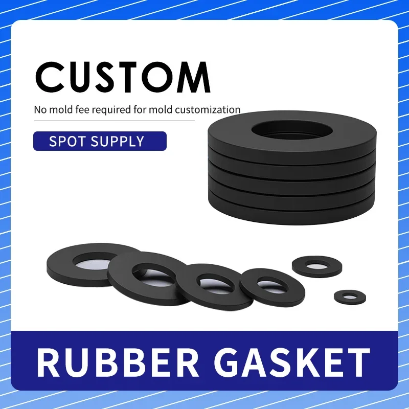 NBR rubber gasket screw sealing ring waterproof flat gasket high-temperature resistant oring soft sealing shock-absorbing.-.