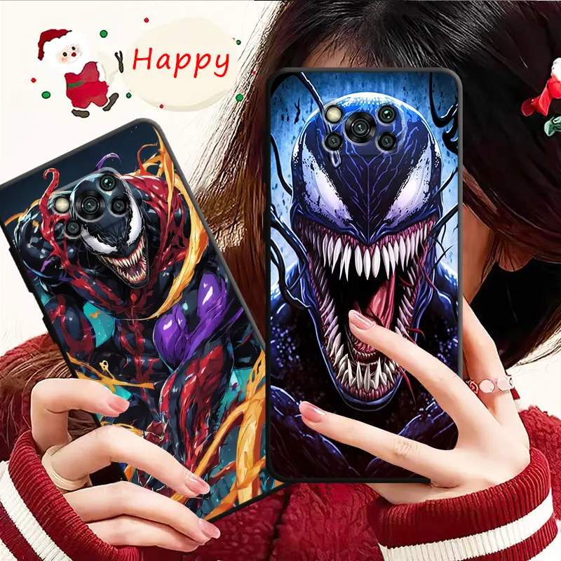 Phone Case For Xiaomi Poco X3 NFC F5 Mi 11T for Huawei P30 P40 for Honor X8a X8 90 for Pixel 7 Pro Marvel Ghost Rider Venom