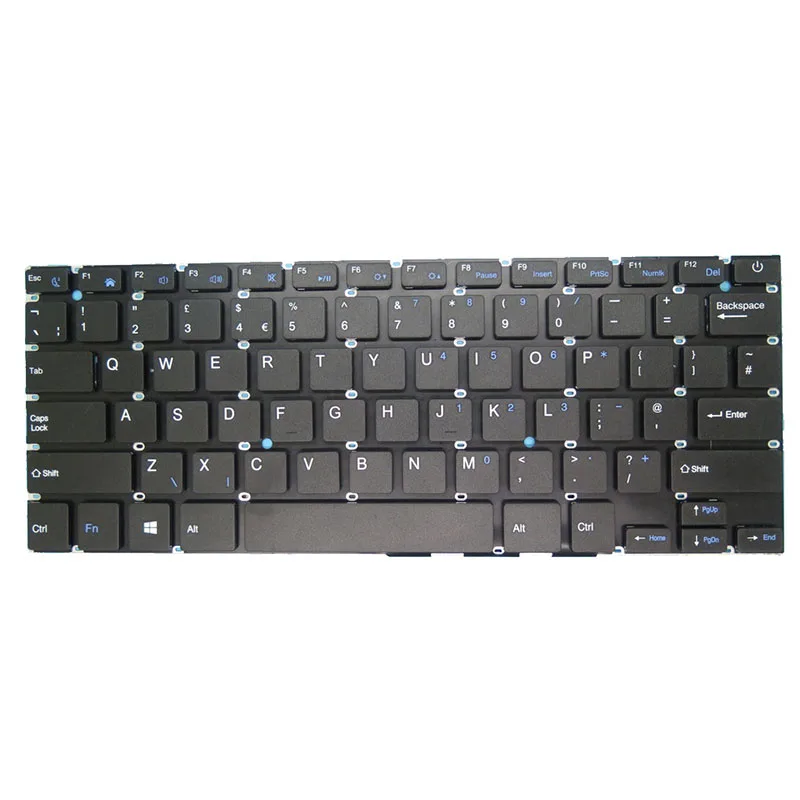

Клавиатура для ноутбука Fusion5 LapBook T90B+ Pro 64 ГБ, черная, без рамки, английский, США/Великобритания/Франция FR/немецкий GR/итальянский, испанский