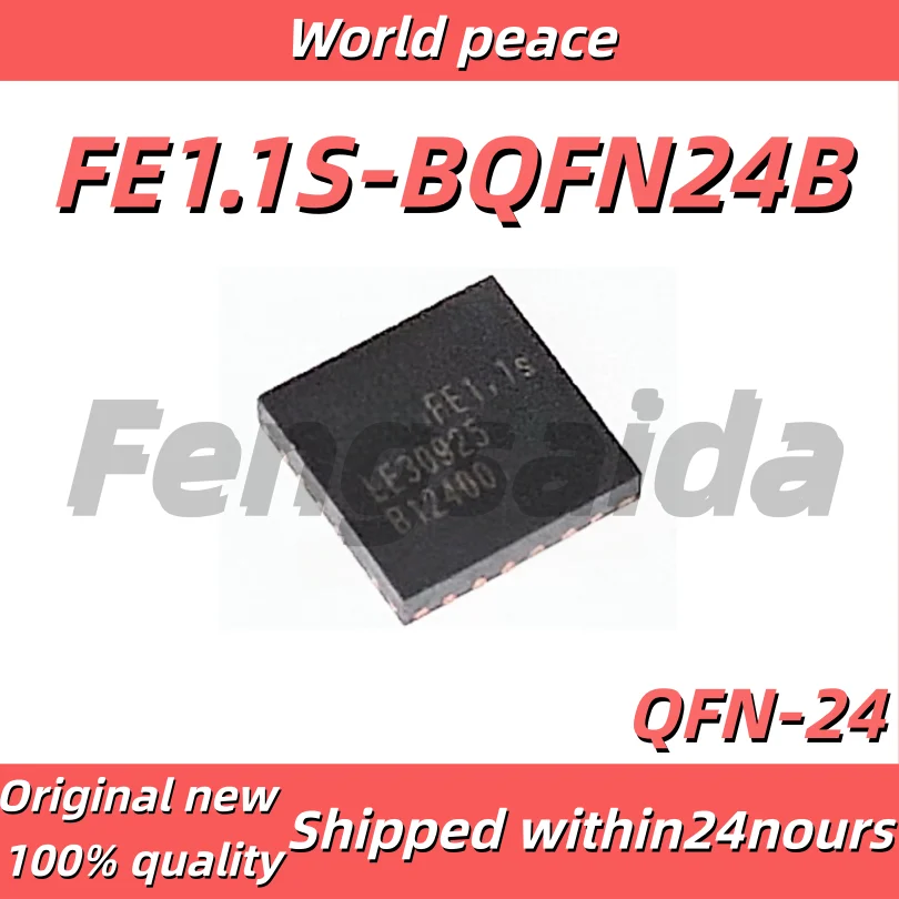 (1-10pcs)100% Brand new original FE1.1S-BQFN24B FE1.1S QFN24 USB 2.0 hub chip