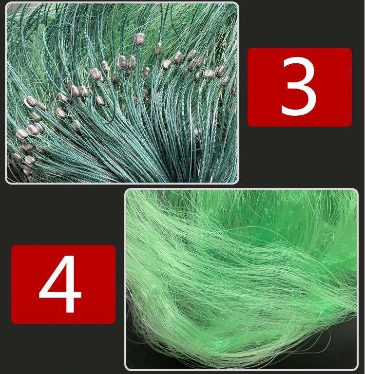 Monofilament Three Layers Gillnet, Outdoor Catch Fishing Net, Sticking Network, Hunting Screen Float Net