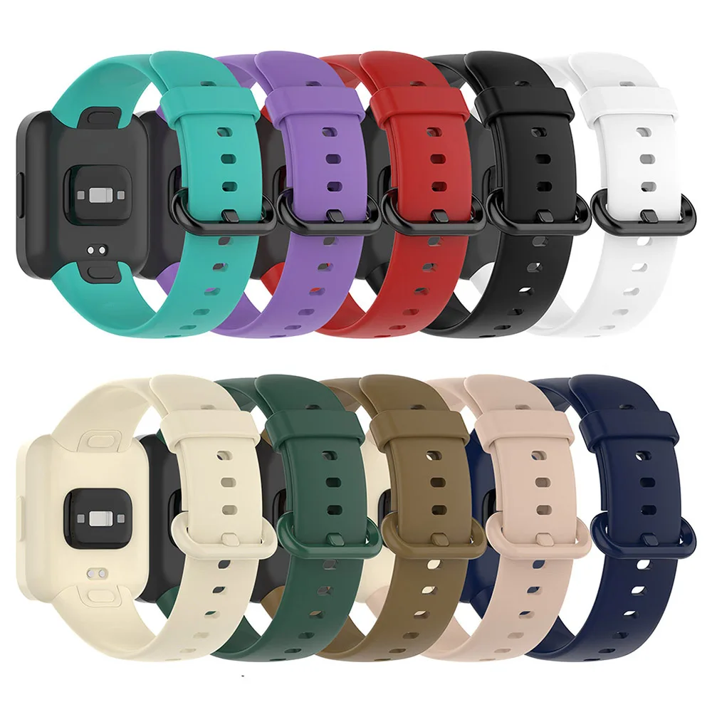 Silicone Strap For Redmi Watch 2 Bracelet Replacement Watch Band For Xiaomi Mi Watch 2 Lite Wristband + Protective Case