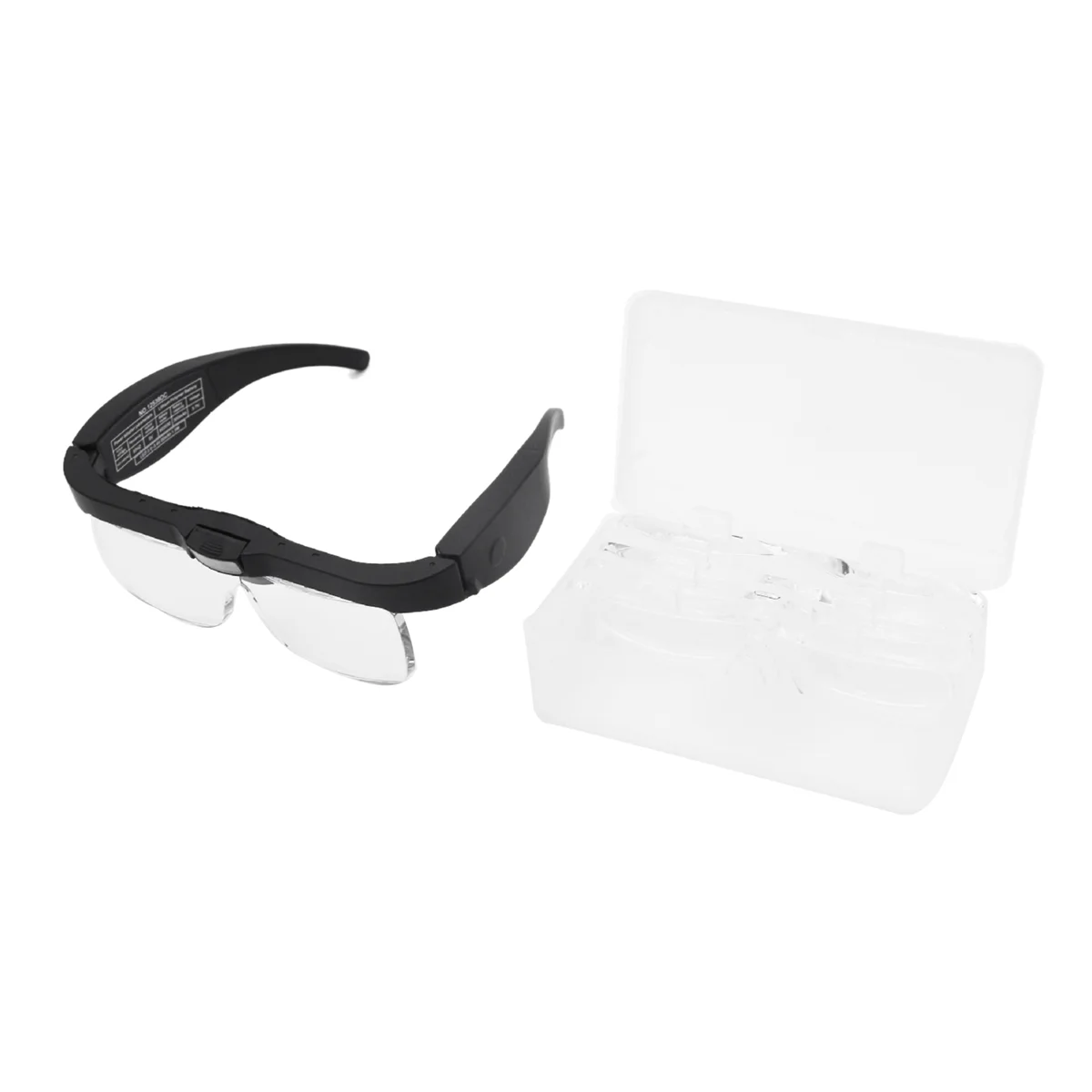 AD29-Magnifying Glasses with Light,Lenses Eyeglasses Magnifier for Hobby, Crafts, Reading and Close