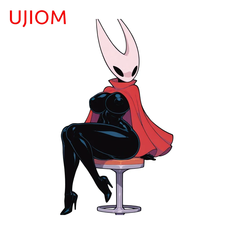 UJIOM Hollow Knight Anime Fanart Wall Stickers Cool Smart Home Computer Case Decals High Quality PVC Racing Accessories DIY