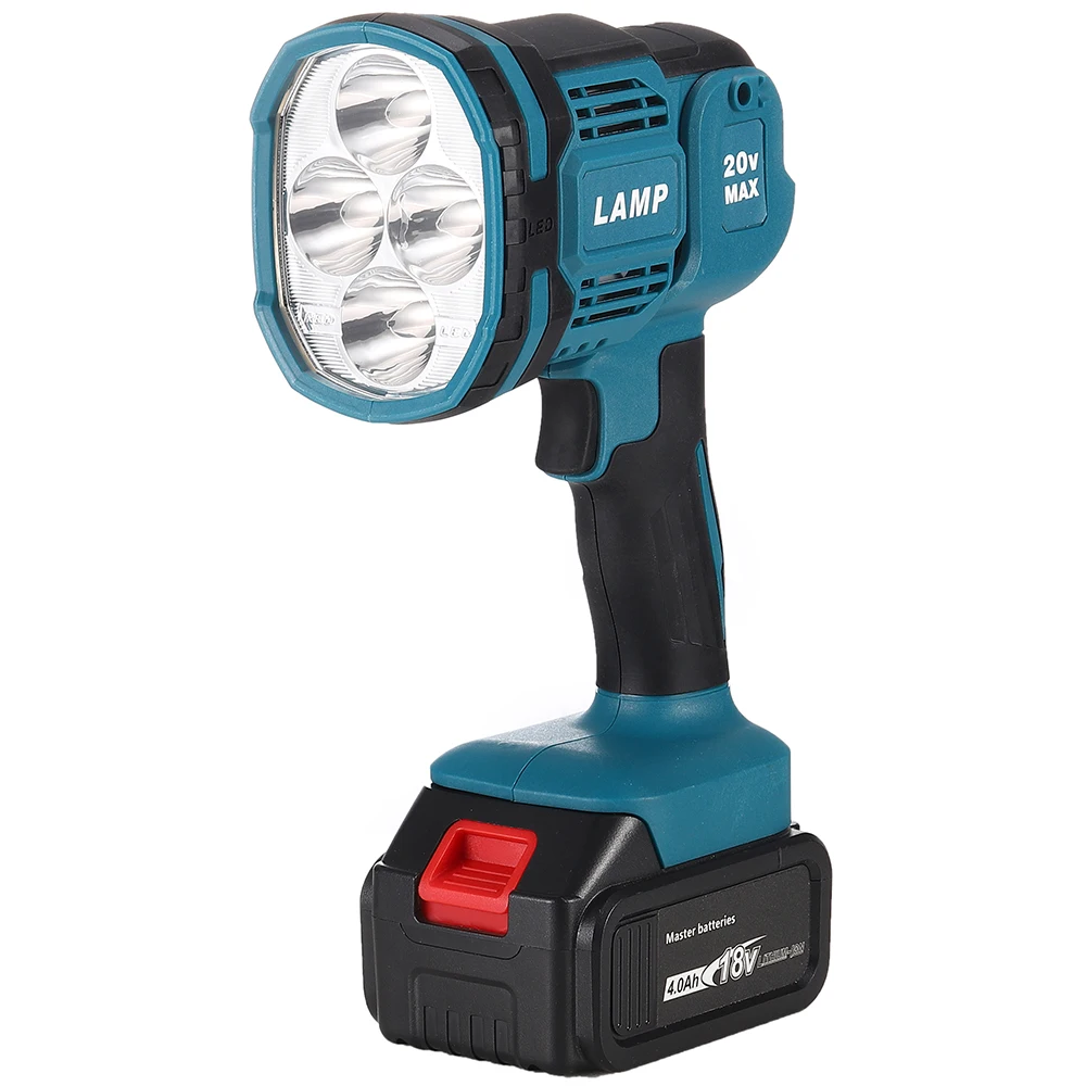 Cordless LED Work Light for Makita Battery- Portable Handheld Spotlight for Job Sites, Repairs, and Outdoor Camping