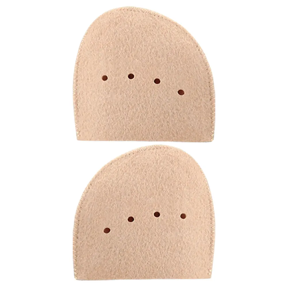 

1 Pair Felt Toe Protectors For Dancers Breathable Adjustable Foot Pads Dance Shoe Covers Non Slip Cushions Inserts L