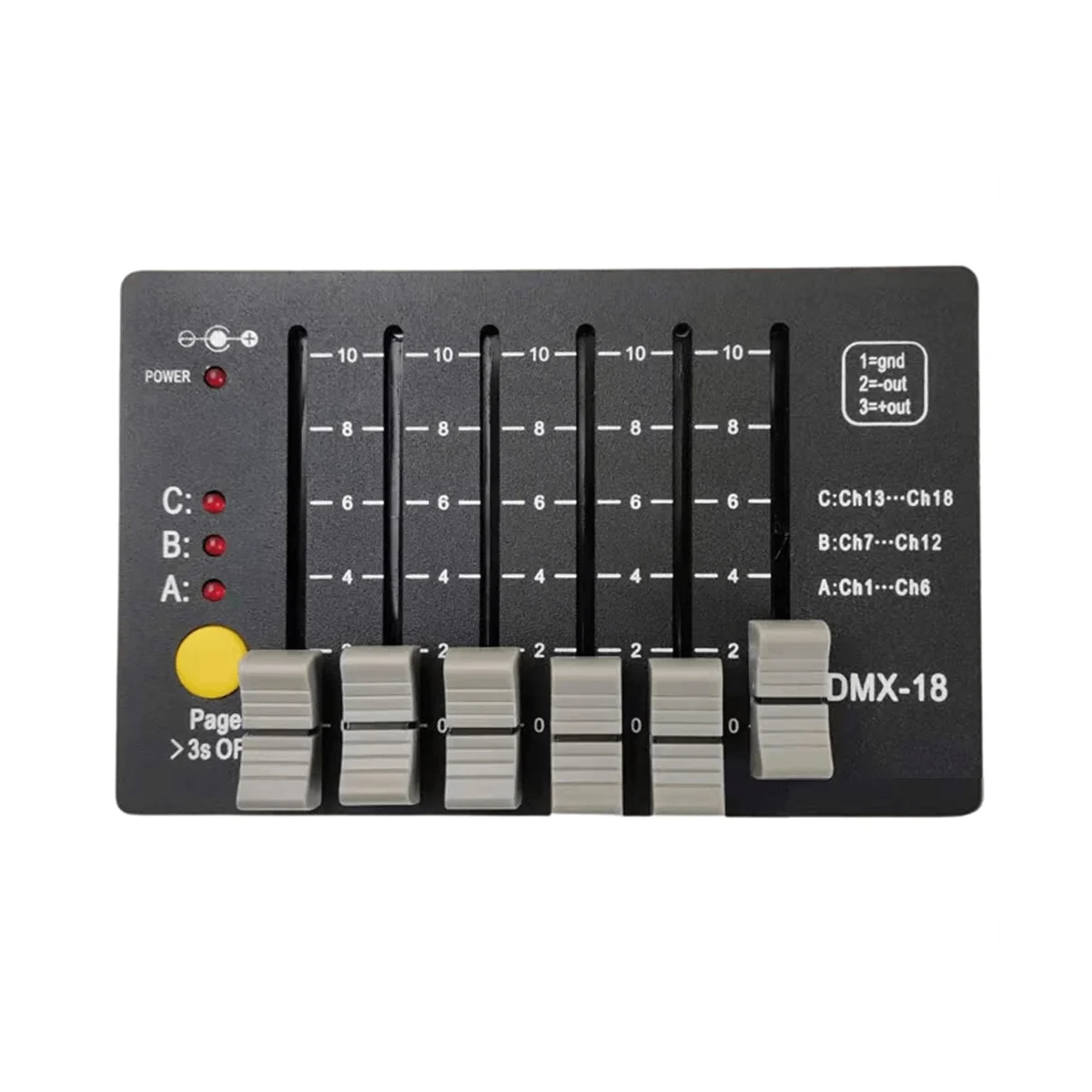 Mini Dmx Controller Equipment DMX512 Console with Battery DJ Show Pub Club KTV Bar Party Lights US Plug