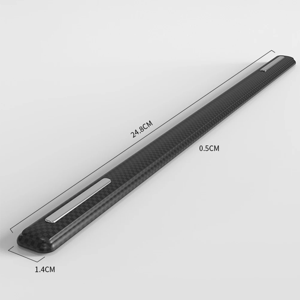 

4pcs Car Door Bumper Durable Rubber Protector Wear-Resistant Door Edge Strip Universal Fit Black