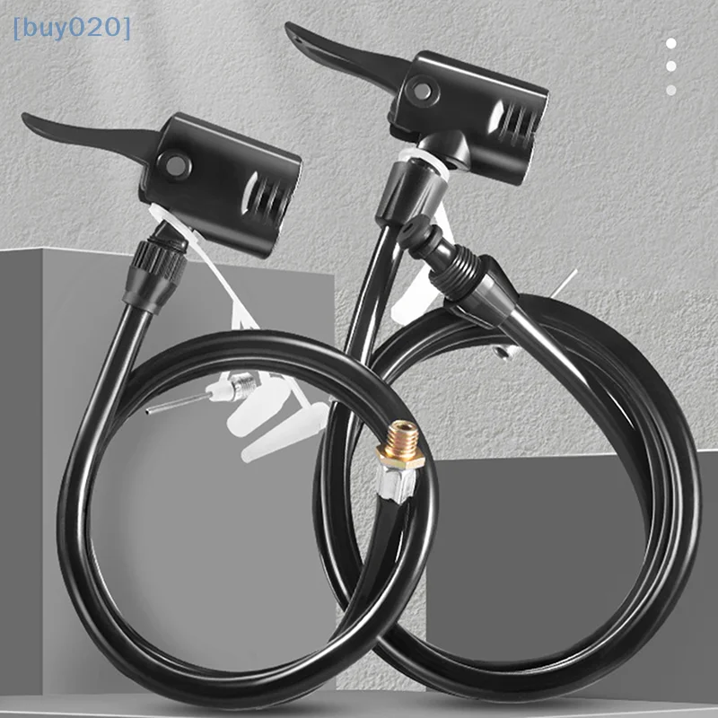 

70/80/120CM Bike Air Pump Extension Tube Pump Bicycle Hose Air Pump Connector Bike Air Pump Tire Inflator Nozzles Accessories