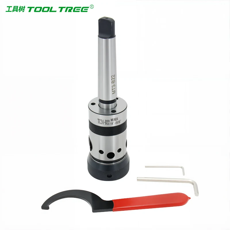 

TOOL TREE Universal Tapping Chuck Set Morse Taper Arbor MT2 MT3 TC13 TC16 TC24 for Tapping Machine M3-M16 Over-Loading