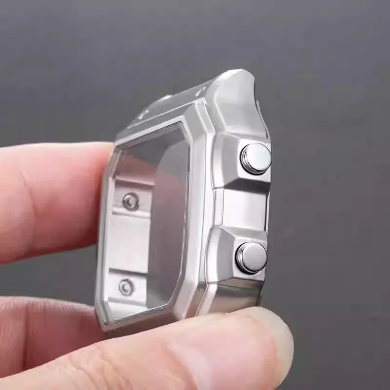 For Casio AE1200 case mod kit Modified all metal 3299 AE-1200 bezel glass strap ring kit stainless steel AE1200 case+strap