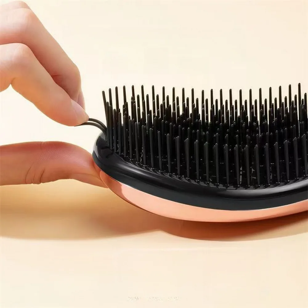 Large Magic Detangler Hair Brush, Anti-Static Scalp Massage Hair Comb, Smooth Tangle Free Hairbrush for Women, Wet Dry Curly Straight Hair, 1 Count