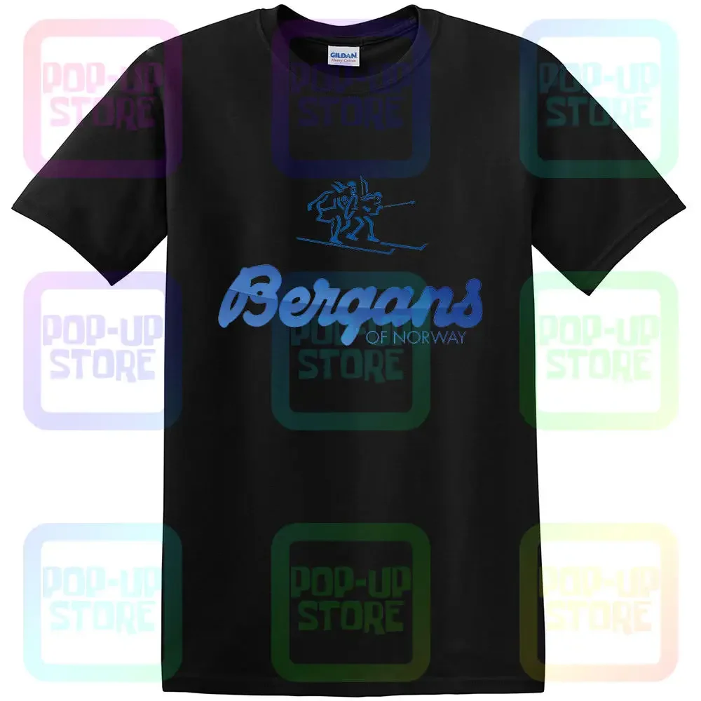 Camiseta de algodón con estampado de logotipo de Bergans