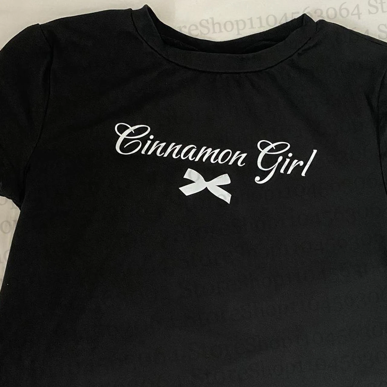 Ropa de calle para mujer, camiseta con estampado de letras bonitas, estilo Y2k, Top corto informal Punk, camisetas de hadas Grunge sexis Vintage, chica Emo de los años 2000