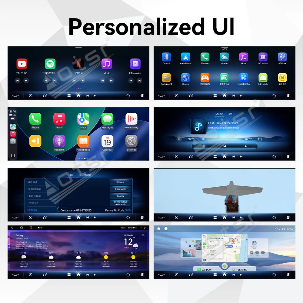 

Dual 12.3 Inch Android 13 For Mercedes Benz B Upgrade 2014-2019 display Gps Navigation Carplay Car Radio HD Touch screen Stereo