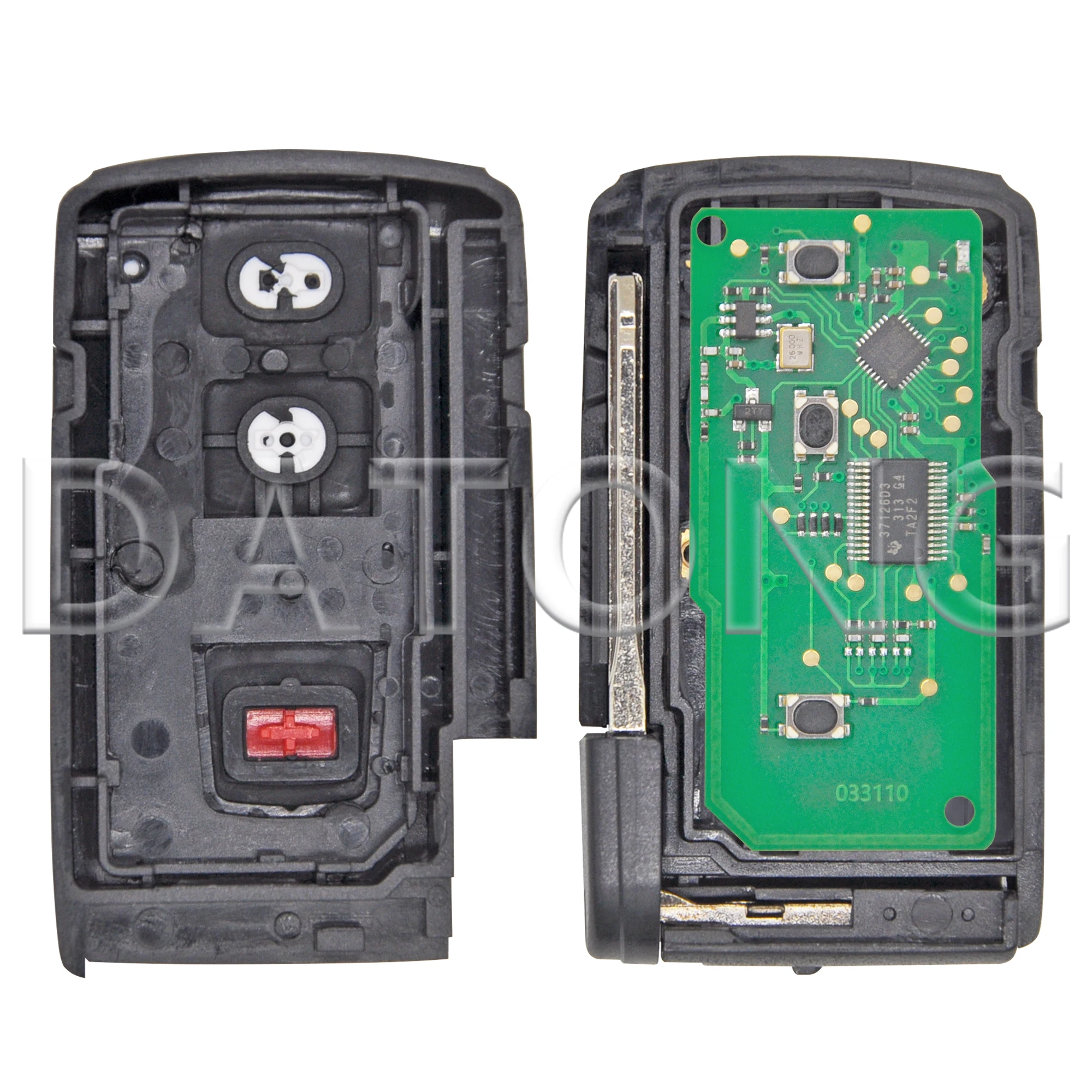 Datong World 자동차 리모컨 키, Toyota Prius 2004-2009 용 B9Chip 312/433ASK 세미/완전 지능형 카드, MOZB21TG, MOZB31EG