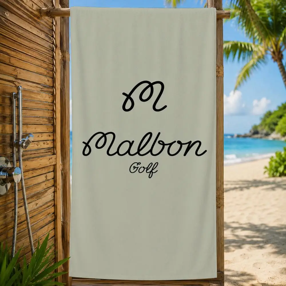 Marke Malbon Golfhandtuch, großes bedrucktes, schnell trocknendes Mikrofaser-Strandtuch, Gesichtstuch, weich, leicht, für Fitness, Camping, Spa – Detail 30
