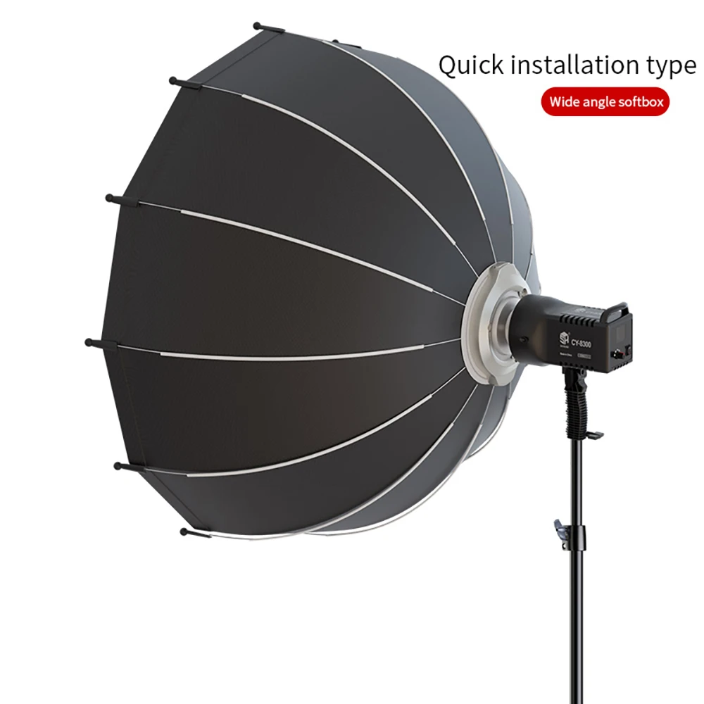 SH 33x60/60x90 Metal Foldable Softbox, Portable Soft Box Compatible For Godox Neewer Studio Strobe Flash Light(Bowens Mount)