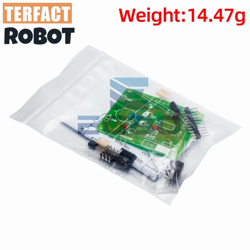 Light-Activated Bird Sound & Alarm Light DIY Kit, Soldering Practice Set for Electronics Beginners