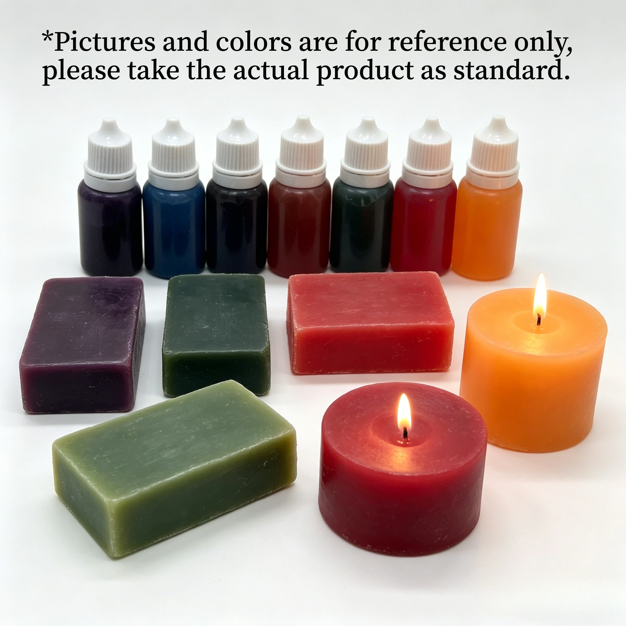 Dyeing Pigment 10ml 7Pcs Set Epoxy Resin Colorant DIY Handmade Candle Soap Craft Art Coloring Pigment