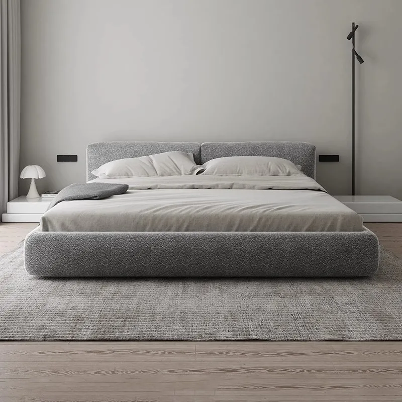 Crea Cama estética Tatami europeo doble estilo italiano Cama De boda dormitorio principal calidad barata Cama De Casal muebles