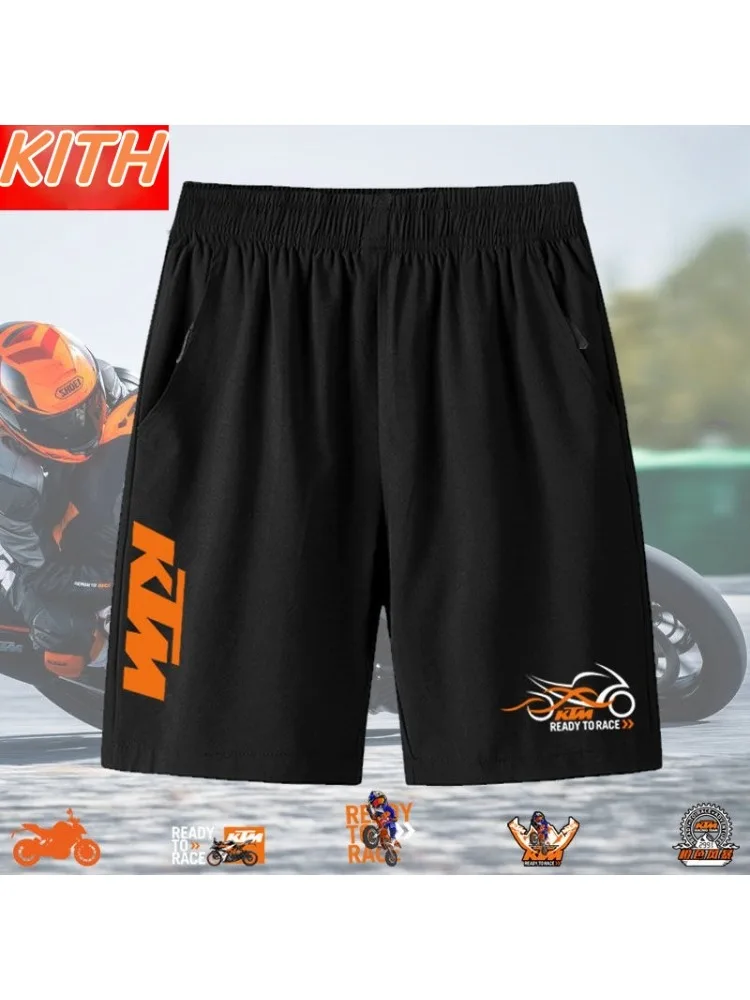 AliExpress KTM Heavy Motorcycle, Off-road Motorcycle, Racing, Quick-drying Short Pants, Men's 5-inch Capri Pants, Sports Mid-length Pants
