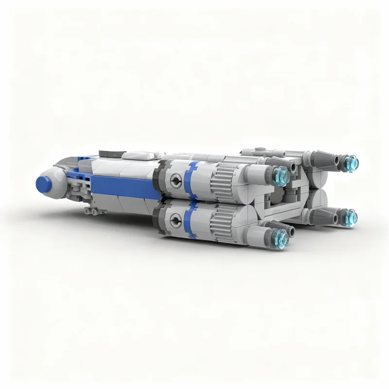 256pcs MOC Star Battle Resistance Intersystem Transport Ship I Model Building Blocks Toy Construction Christmas Gift Brick Idea