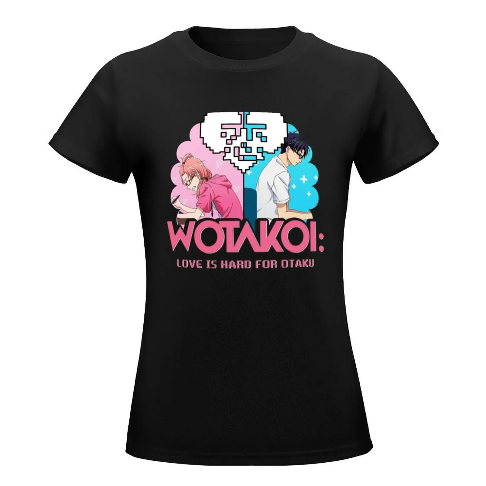 Wotakoi Love is Hard for Otaku 1 T-Shirt kawaii clothes summer tops t-shirt dress for Women graphic