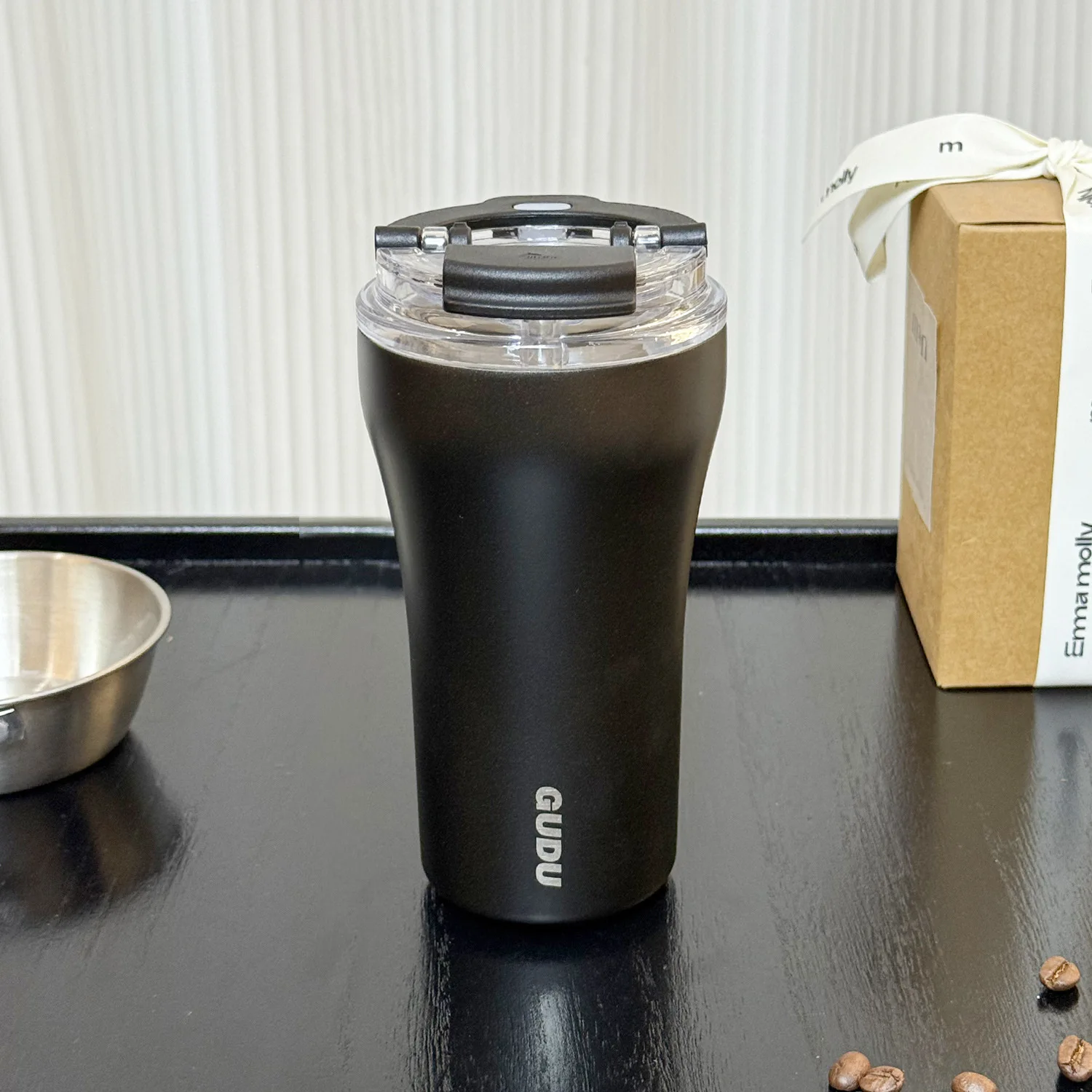 Slender Waist Design Thermal Cup Coffee Mug Double Wall Stainless Steel Insulated Vaccum Thermos Water Bottle Tumbler
