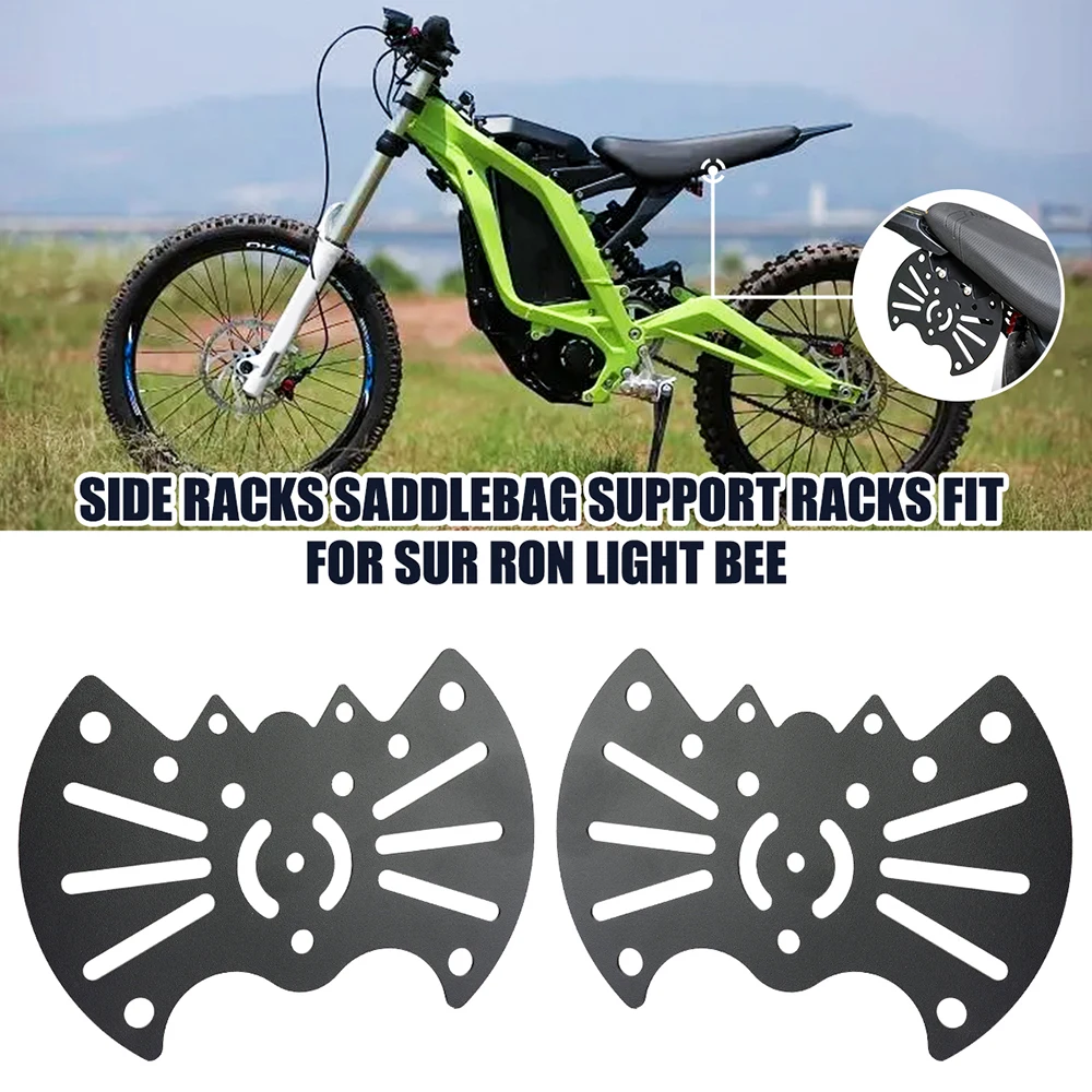 Motorcycle Side Racks Saddlebag Support Racks Compatible For Surron Light Bee X Segway X260 Luggage Rack Carrier Storage Rack