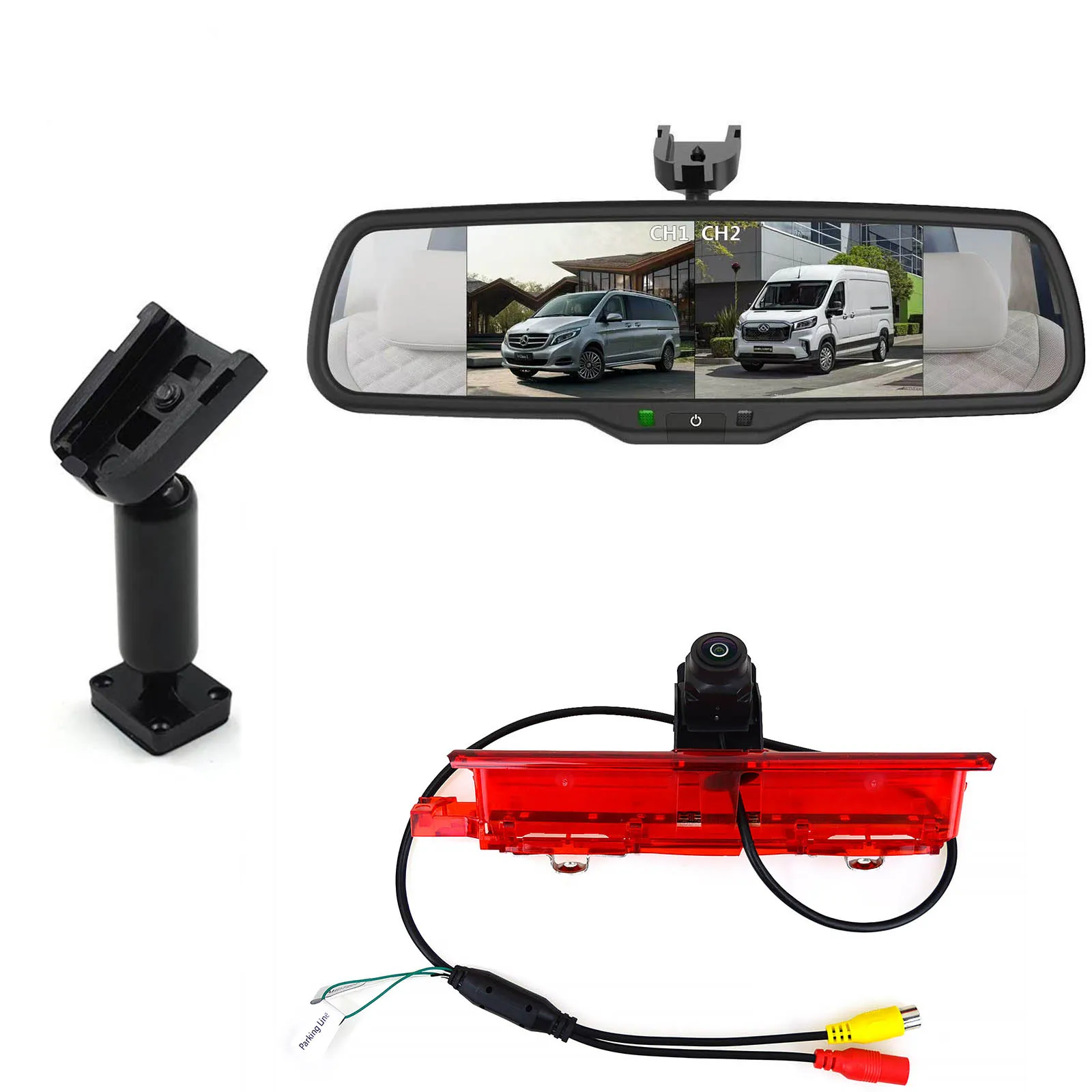 AHD720p Reverse View 3rd High Level Brake Light Reversing Camera Kit with 6.86