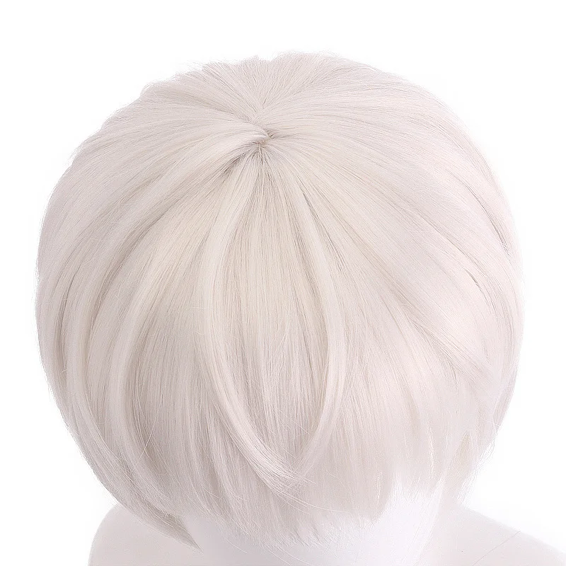 Light and Night Sariel New Style Cosplay Wig Anime Party Wigs Heat Resistant Synthetic Short Hair for Men