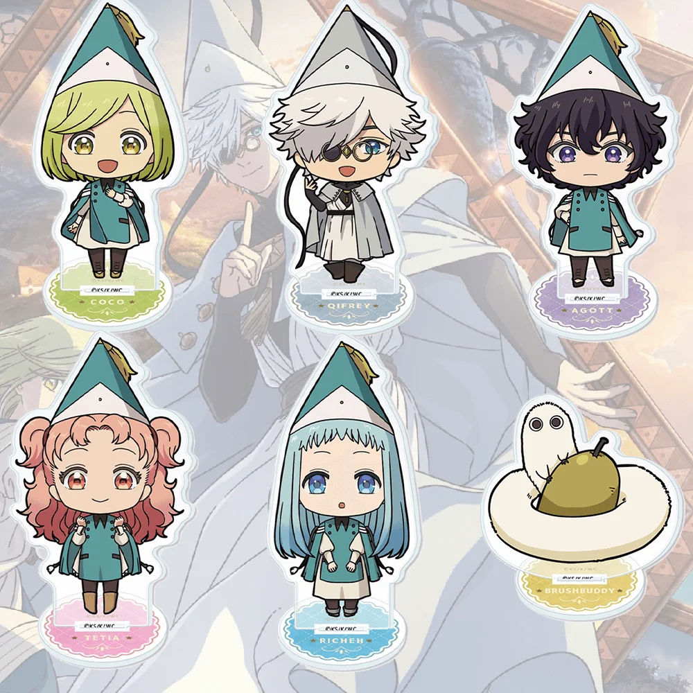 Witch Hat Atelier Coco 10cm Acrylic Stand Keychain Q Version Anime Decor Cute Kawaii Otaku Collectible Daily Gift