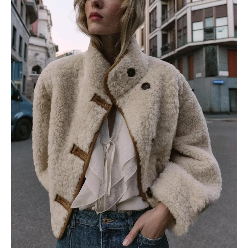 جديد الخريف المرأة عادية على الوجهين ارتداء طويل Sve الوقوف طوق Jaet معطف Sli تنوعا فام البوليستر الجلود