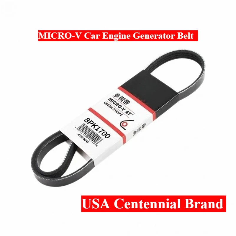 

8PK1665 8PK1675 8PK1680 8PK1682 8PK1690 8PK1694 8PK1700 8PK1711 8PK1714 8PK1715 8PK1718 USA MICRO-V Car Engine Generator Belt