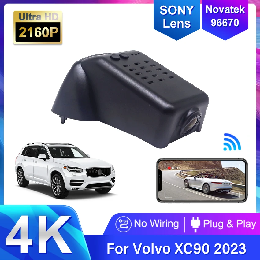 

Видеорегистратор для Volvo XC90 2023 2024, 4K, Wi-Fi