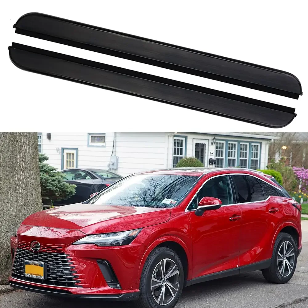 Aluminium Alloy 2PCS Side Steps Running Boards Nerf Bars Side Pedal Fits for Lexus RX RX350 RX450h 2023 2024