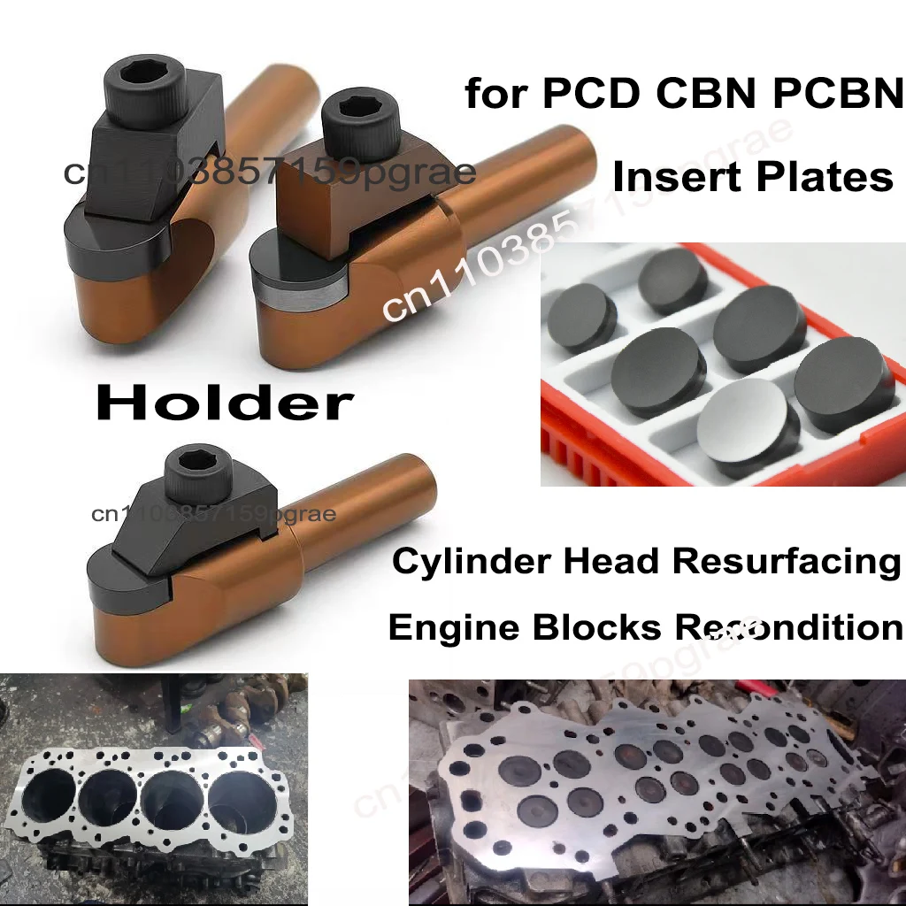 ダイヤモンド PCD CBN PCBN カッター用垂直ねじインサート ホルダー ラウンド ツール ホルダー用プレート RNGN 1204 0903 1/2" フライス加工