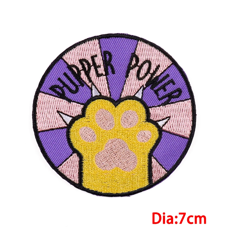 Toppa da ricamo Dov\'enferno Am I Going Patch Lettera/Toppe da cartone animato per abbigliamento Giacca Cuci adesivo Toppe termoadesive Fai da te