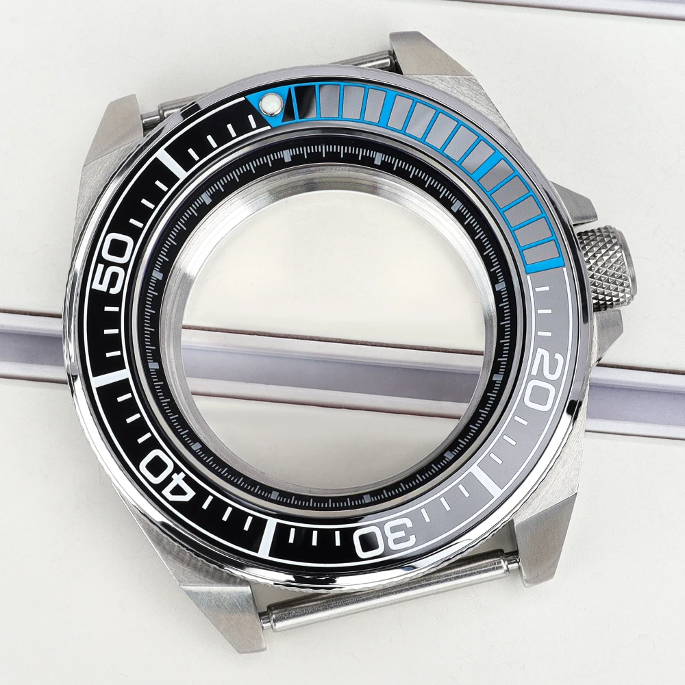 44mm Gehäuse NH35A für SKX Samurai Uhrengehäuse Zubehör Saphirglas für NH35 NH36 NH38 4R 7S Transparente Bodenabdeckung SKX Modifikationen – Detail 2