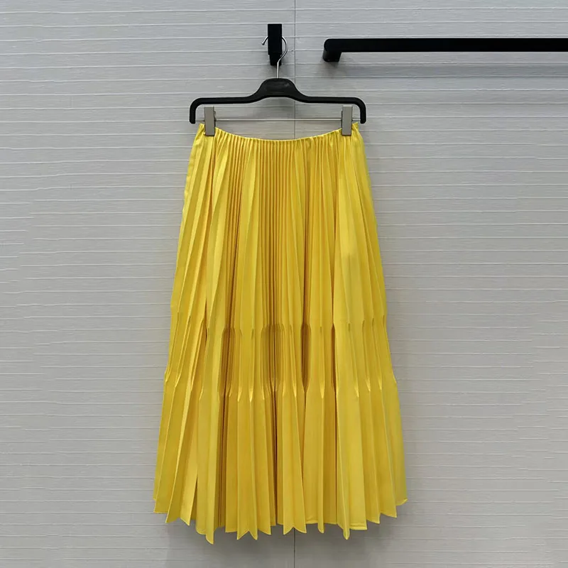 여성용 플리츠 스커트, 로우 웨이스트 슬림 스커트, 출퇴근용 패셔너블한 A라인 스커트, 2026 봄 신상품, Y2K 스타일