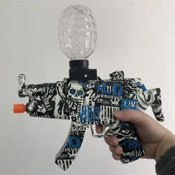 Elektryczny Splatter MP5 kulka żelowa pistolet rozpryskowy pistolet zabawkowy Airsoft automatyzują broń dla dzieci na zewnątrz zabawna strzelanka pistolet zabawkowy