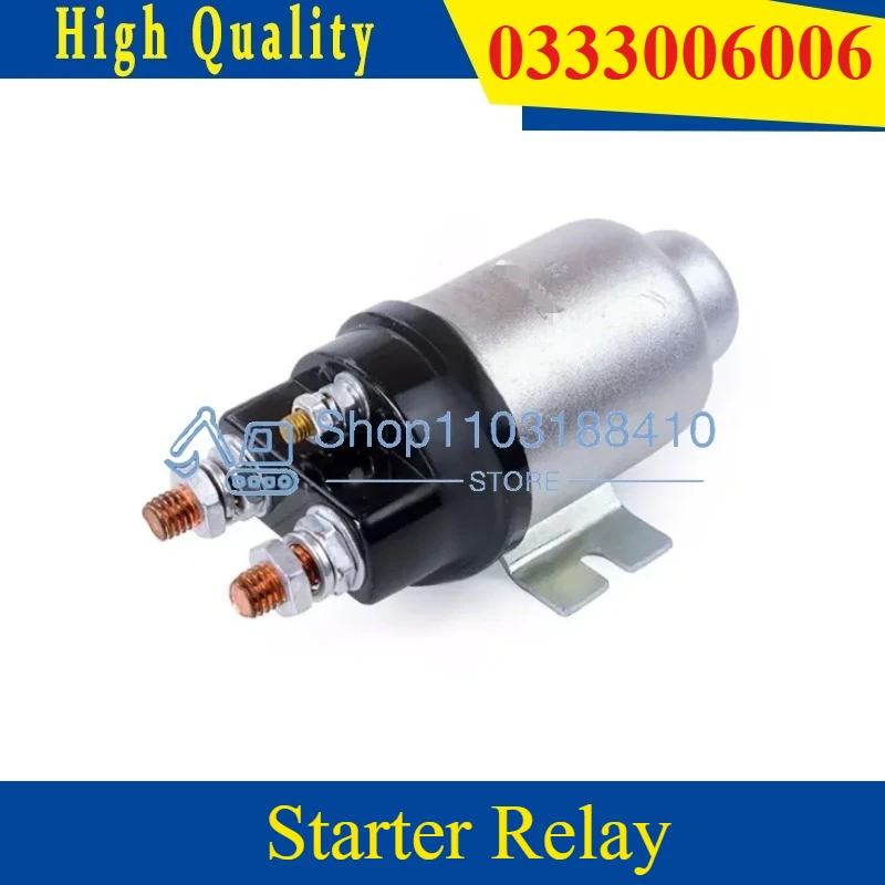 

Starter Relay Sensor Switch Solenoid Relay 0333006006 For Volvo EC290 Excavator 20367490 24V