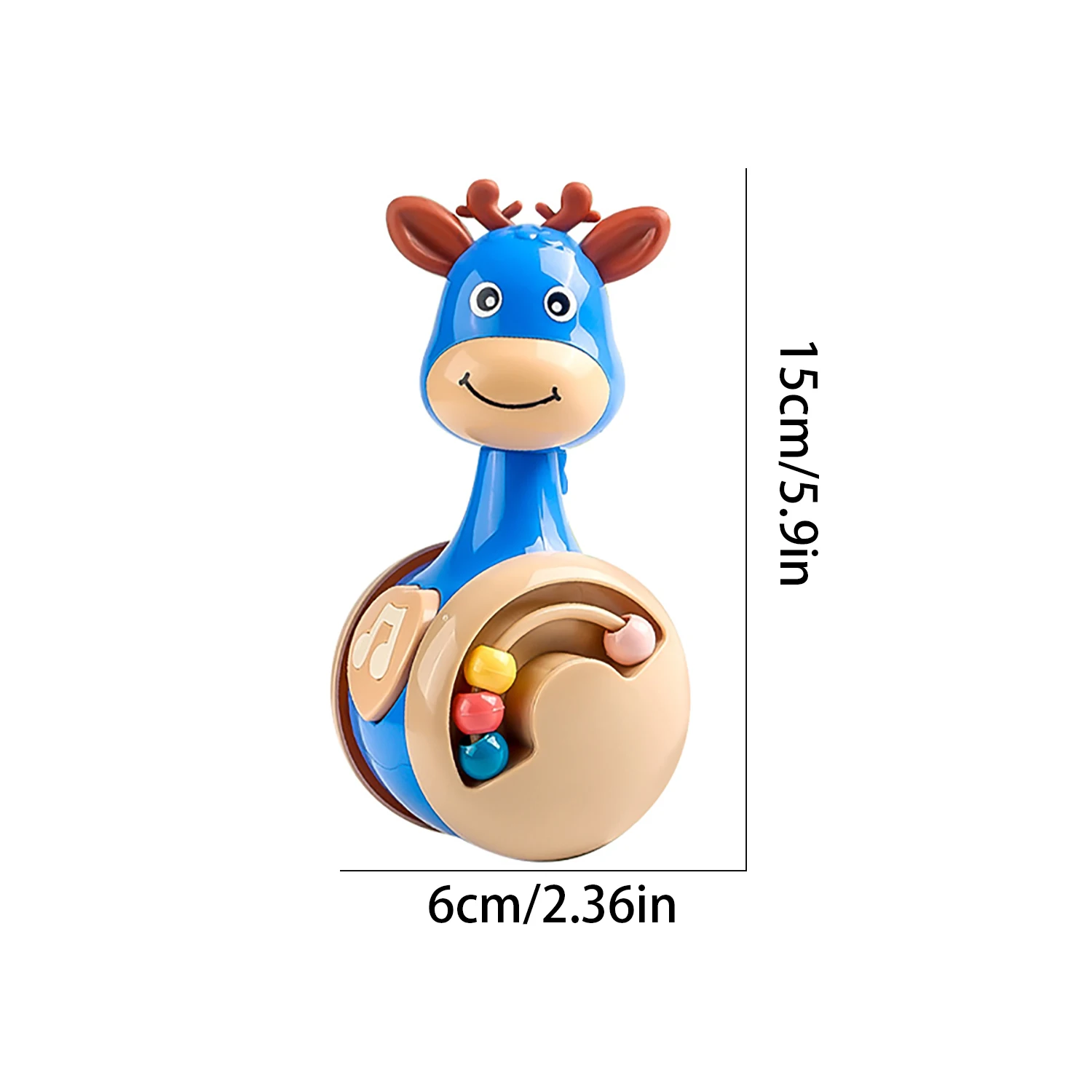 Little Deer Stubborn Children's Puzzle and Early Education Toys for Soothing and Comforting Children Cartoon Style Enlightenment